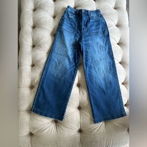 KanCan Dark Blue Denim with Silver Button